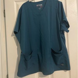 Grey’s Anatomy Teal Scrub Top